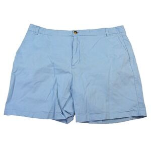 Vineyard Vines Breaker Shorts Flat Front Chino Blue Men's 42 Inseam‎ 7 in.